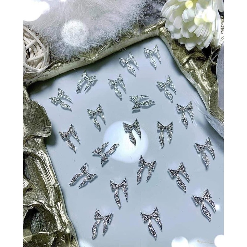 Phụ Kiện Nail - Set 54 charm trang trí móng cao cấp nhặt ngẫu nhiên charm