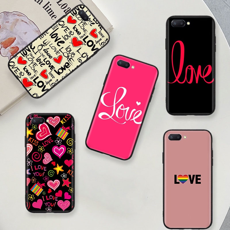 Ốp Bảo Vệ Mềm Màu Đen Tương Thích Cho Samsung Ultra S22 A32 J7 A8 A82 Duo Pro Plus NCB-96 Tình Yêu L