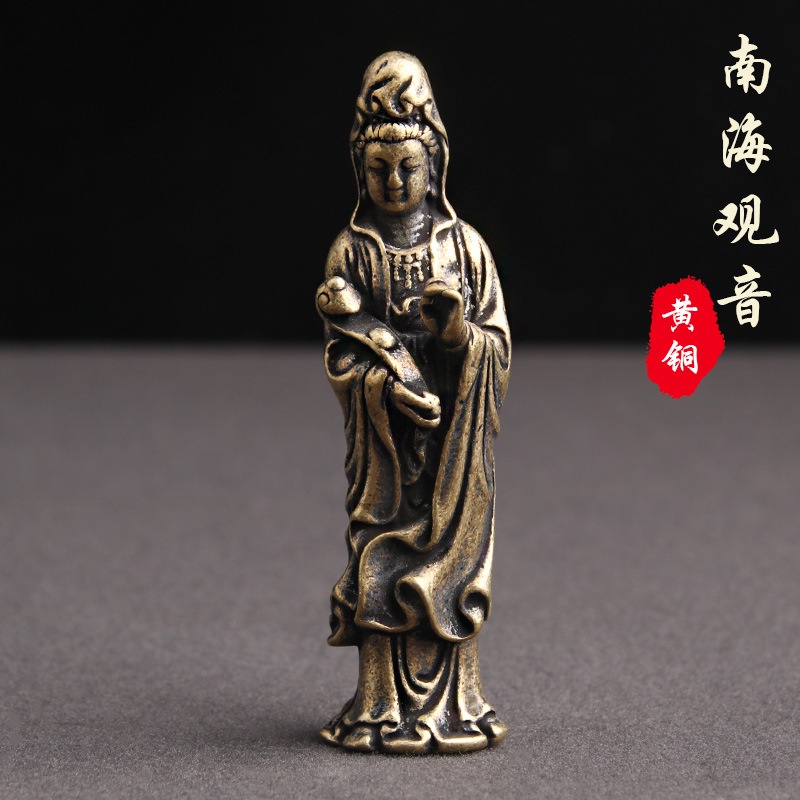 Mô Hình Tượng Phật Bằng Đồng Thau Để Bàn
