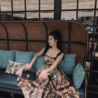 Vải nh lụa tuyết hoạ tiết