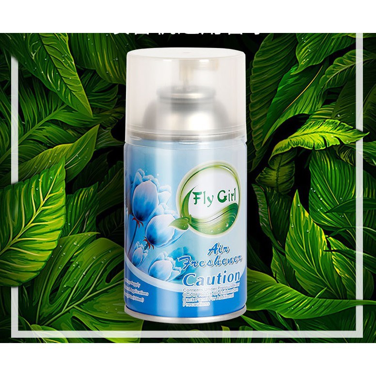 Air Freshener - Bình xịt khử mùi cho máy xịt tự động mùi rất thơm, cho hương thơm tự nhiên từ các loài hoa