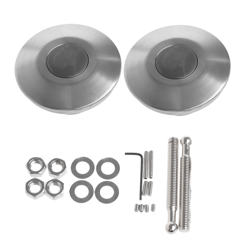 Nút Nhấn Khóa Mui Xe Hơi Bằng Nhôm 6.2cm / 2.44 "Tháo Gỡ Nhanh Tiện Dụng
