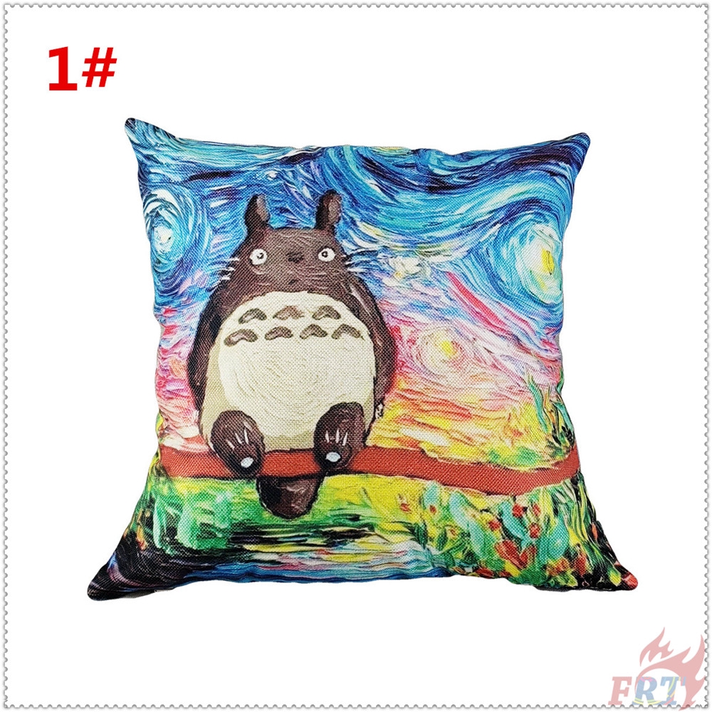 Vỏ gối vuông in hình Totoro độc đáo