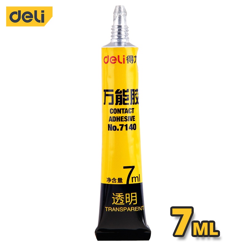 Keo Siêu Dính Đa Năng Deli - 7ml/ 20ml - Có Thể Dán Trên Mọi Bề Mặt - Phù Hợp Sửa Chữa, Ghép Nối - 7140/7149