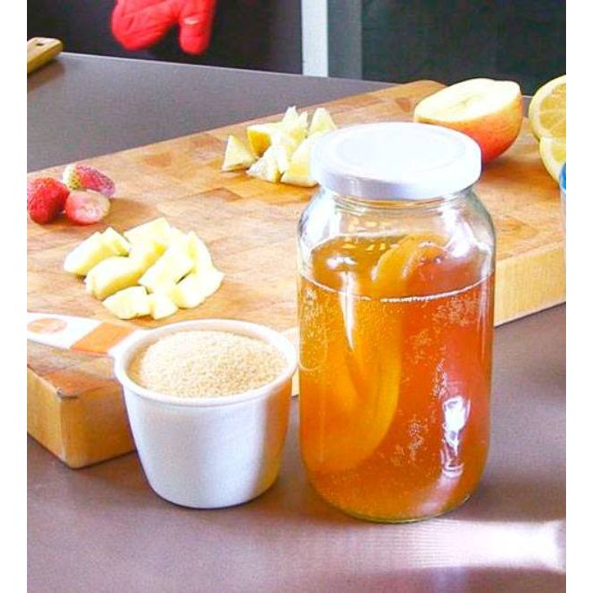 [ Bộ Dụng Cụ ] Làm trà KOMBUCHA - Với con giống SCOBY Organic Stay Ba Vì.