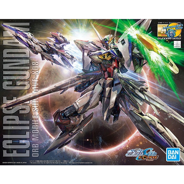 [Bandai] Mô hình lắp ráp Mobile Suit Gundam MG 1/100 Eclipse Gundam Plastic Model