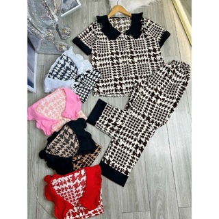Đồ bộ lụa tiểu thư tay ngắn quần dài