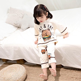 Children's Pajamas Summer Baby Suit Thin Princess