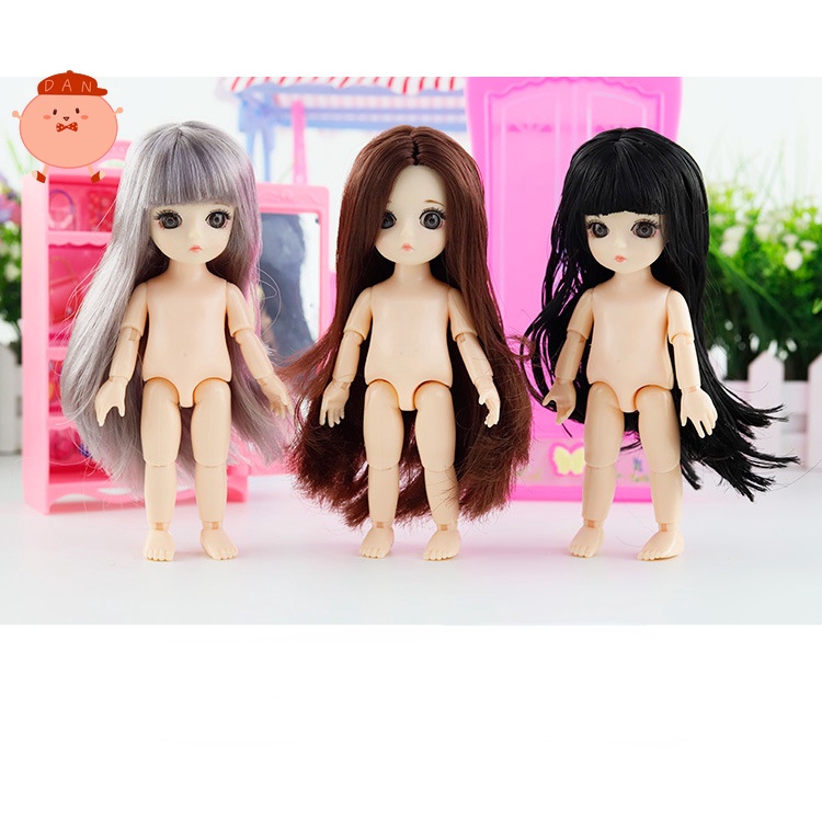 Đồ Chơi Búp Bê Công Chúa BJD 16CM 13 Khớp