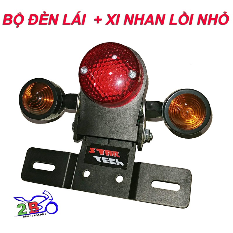 BỘ ĐÈN LÁI LED TRÒN+  XI NHAN LỒI NHỎ