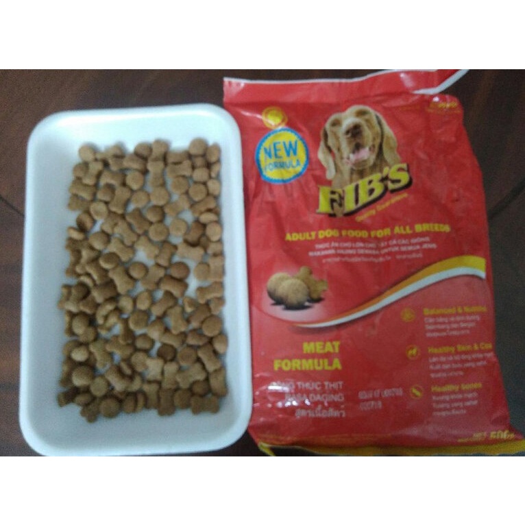 Combo 5 gói thức ăn cho chó trưởng thành Fib's 400gr/gói - Lida Pet Shop