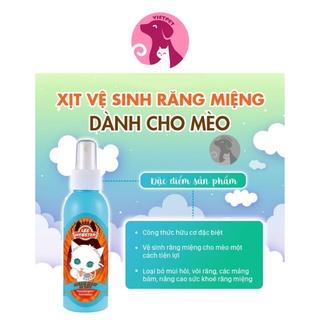 XỊT VỆ SINH RĂNG MIỆNG CHO MÈO LEE&WEBSTER