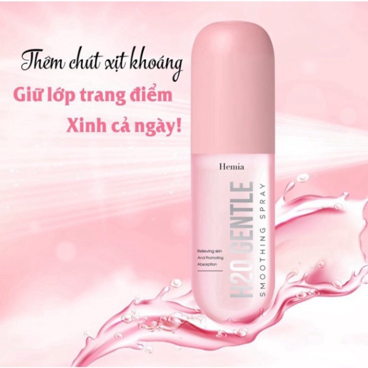 XỊT KHOÁNG HEMIA - XỊT GIỮ MAKEUP (Mỹ phẩm hàn quốc HEMIA) | BigBuy360 - bigbuy360.vn