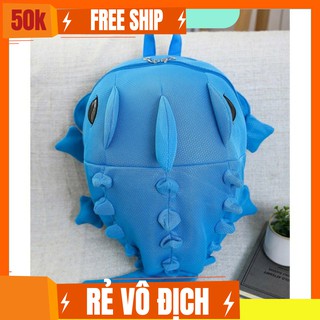 [hàng nhập] balo khủng long cá sấu rồng dễ thương đựng mũ bảo hiểm chất vải lưới