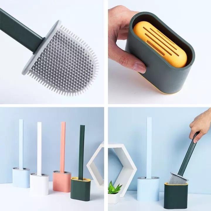 Chổi Cọ Nhà Vệ Sinh, Cọ Bồn Cầu Toilet Nhà Vệ Sinh Cao Cấp Kèm Giá Cắm Chổi Silicon