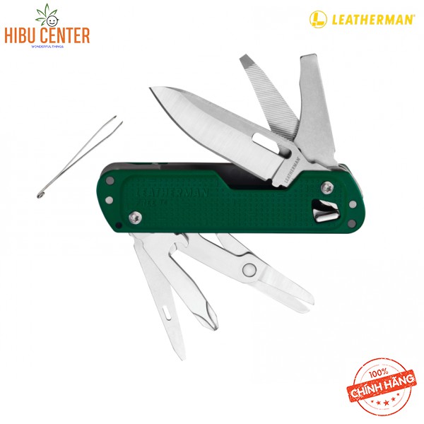 Dụng Cụ Đa Năng I Leatherman Công Nghệ FREE™ T4 – 12 Tools Dao, Kéo, Nhíp, Dũa, 100% Portland, Oregon – Hàng Chính Hãng