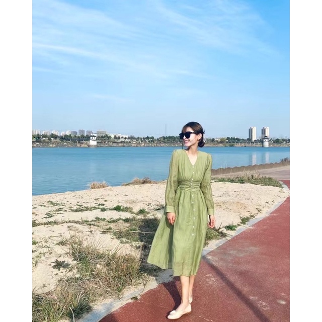 Váy dài nàng thơ thiết kế