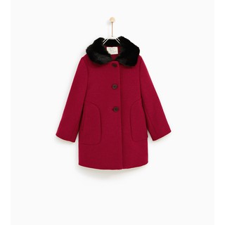ÁO DẠ ZARA CỔ LÔNG