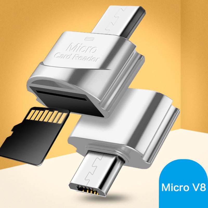 Đầu Đọc Thẻ Nhớ Micro Sd / Tf Micro Usb 2.0 Cho Điện Thoại Samsung Xiaomi Huawei Android