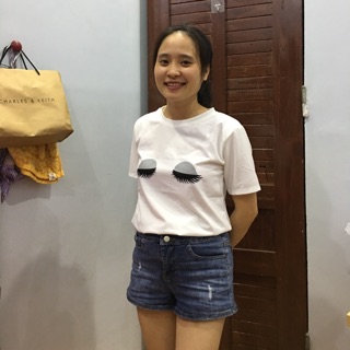 Áo phông in hình hoạt tiết