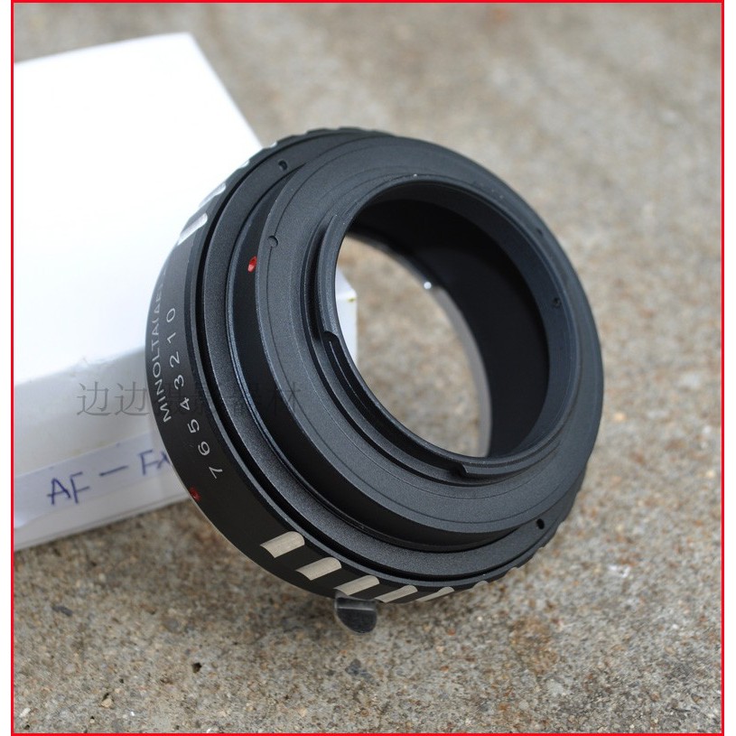 ngàm chuyển Minolta AF-FX, AF-FX , sử dụng lens minolta AF trên máy Fujifilm FX