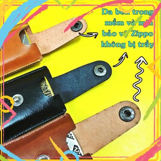 [Hot] bao da cho zippo ( bên trong da mềm mịn chống trầy)