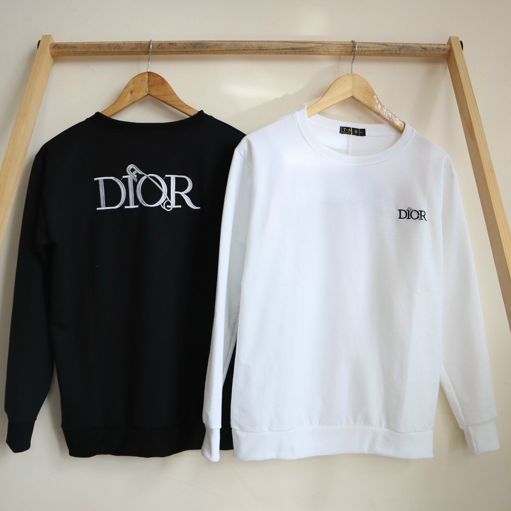 ( MẪU MỚI) Áo nỉ DIOR dài tay mẫu chuẩn thu đông chất liệu vải cotton thấm hút mồ hôi, vải ôm form chuẩn- CÓ VEDEO | BigBuy360 - bigbuy360.vn