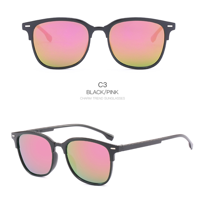 Kính mát gọng vuông nhiều màu cho nữ