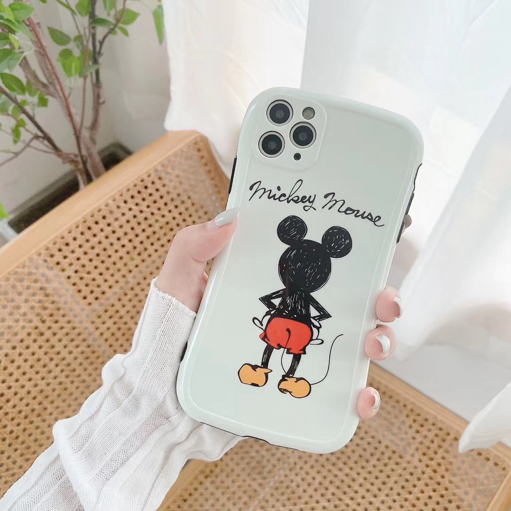 Ốp điện thoại mềm họa tiết Mickey/Minnie đáng yêu cho iPhone11 11Promax 7Plus 7 8 8 X XR XSmax SE2020 | BigBuy360 - bigbuy360.vn