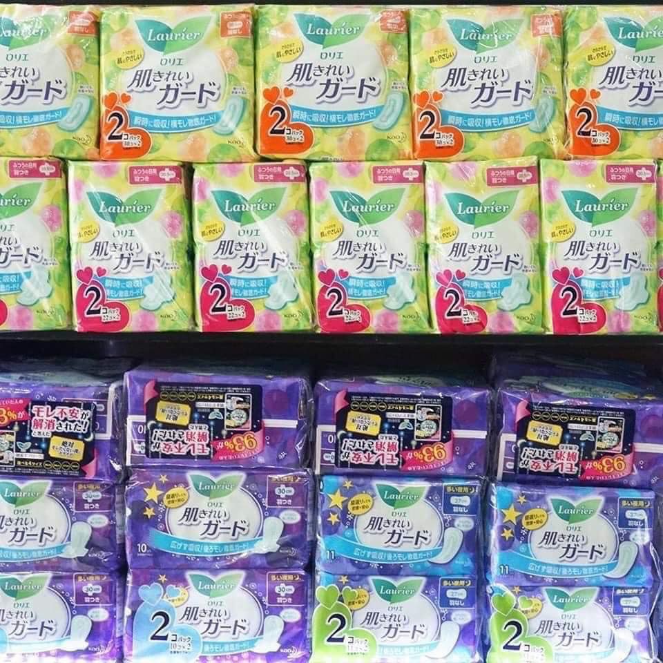 BĂNG VỆ SINH LAURIER KAO NỘI ĐỊA NHẬT BAN ĐÊM 30CM