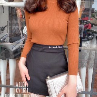 [KÈM ẢNH THẬT BẢNG MÀU] ÁO LEN CỔ 3 PHÂN