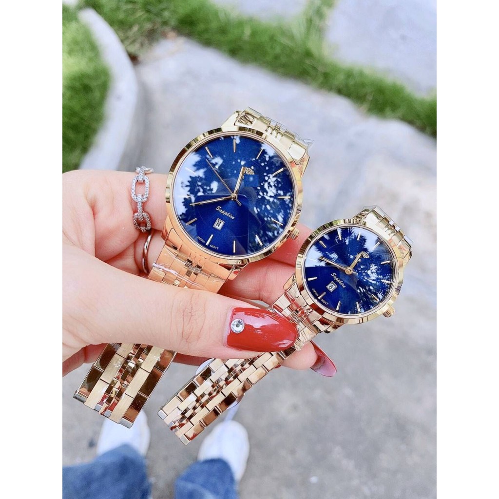ĐỒNG HỒ NAM NỮ ORIENT DÂY THÉP SANG CHẢNH 40/30MM