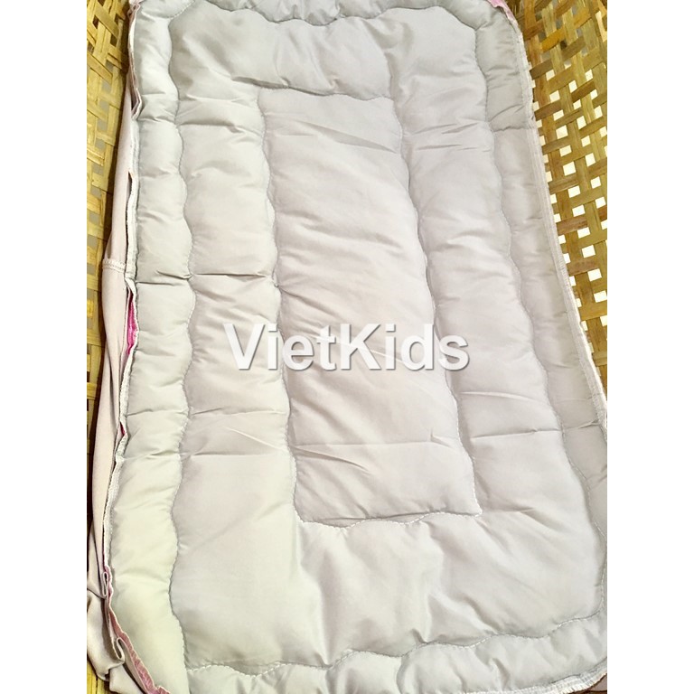 Nowship - Combo nôi tre kèm nệm lót Viet Kids dùng đặt võng cho bé
