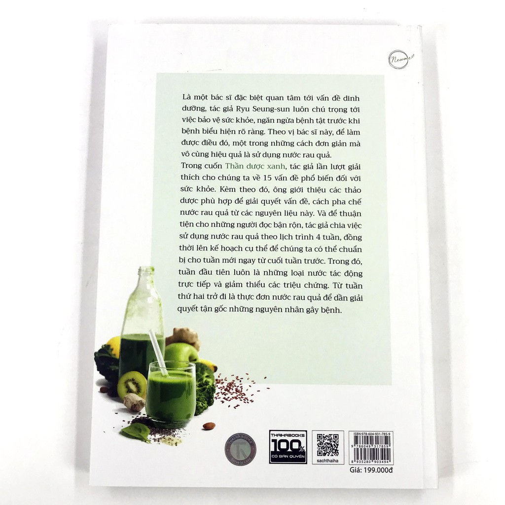 Sách - Combo 2 cuốn Dinh Dưỡng Xanh + Thần Dược Xanh (lẻ tùy chọn) - tặng kèm bookmark