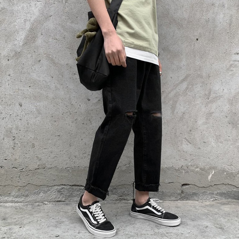 Quần Jeans Baggy Nam Xám Trơn Ống Rộng Suông Dáng Đứng Cạp Cao Chất Vải Mịn Đẹp Không Phai Màu