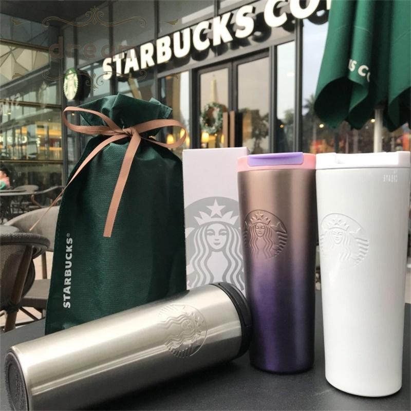 【DREAMLIFE】OMAStarbucks Embossed Vacuum Cup Gradient Goddess Stainless Steel Coffee Cup oOdDXB zBzxvx