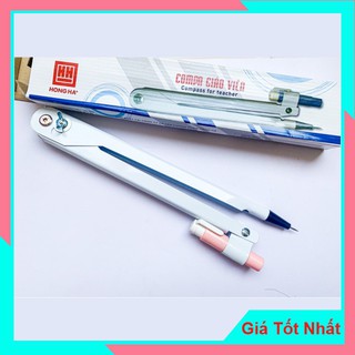 Compa Giáo Viên Hồng Hà Mã Số 3276 - Giúp Giáo Viên Dễ Dàng Vẽ Những Đường Tròn To Nhỏ Theo Ý Muốn - Dụng cụ văn phòng khác | Zalora.vn