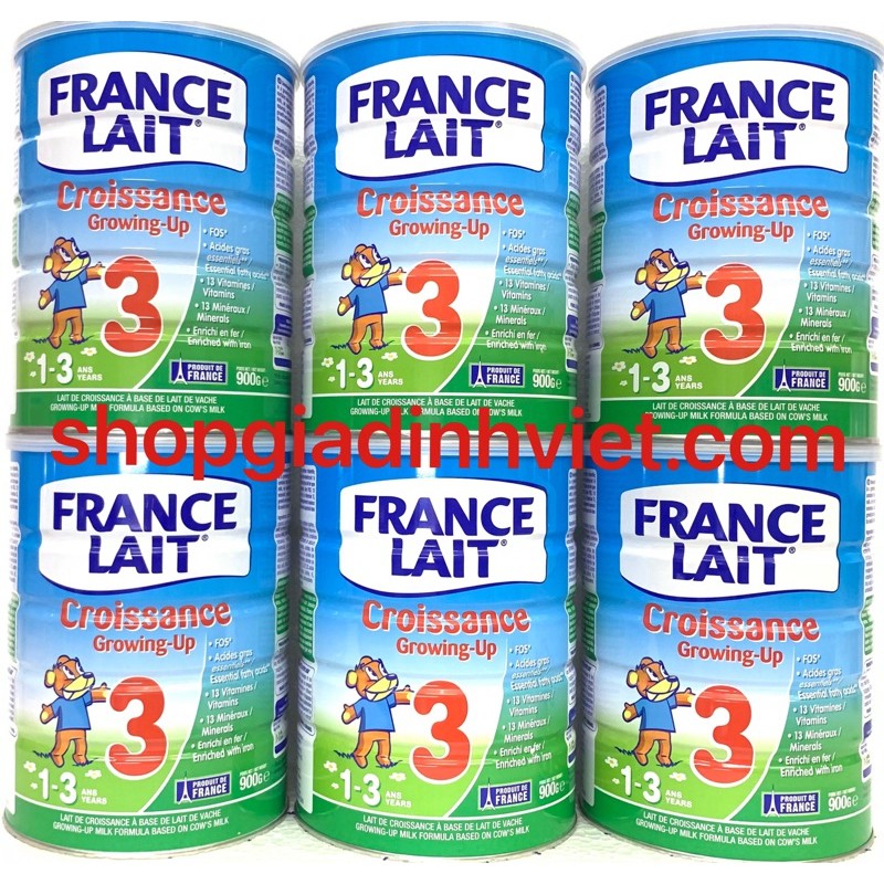 Sữa France Lait_3 hộp 900g Date mới nhất