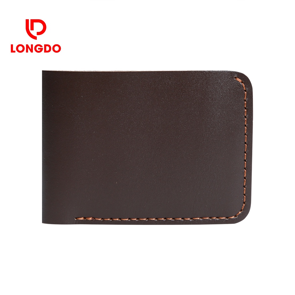 Ví da nam mini cao cấp - Cam kết 100% da bò thật - Bảo hành 5 năm - Thương hiệu uy tín Longdo Leather - B03