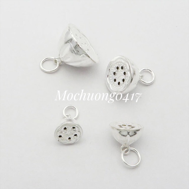 CHUYÊN SỈ  Charm bạc đài sen hàng siêu đẹp - Bạc tốt loại 1, PH263