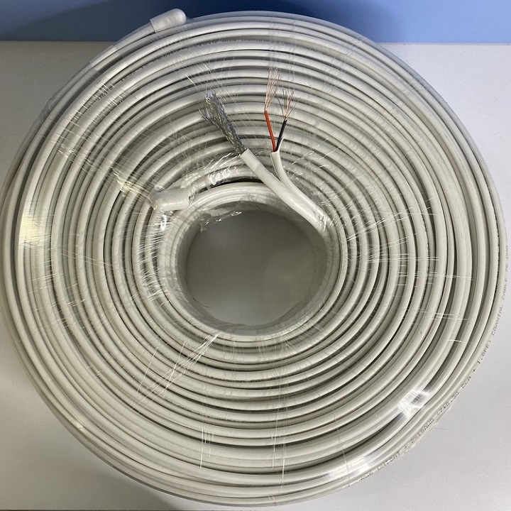 Dây cáp 5C (01 lớp bạc liền nguồn) loại 100M Unisat