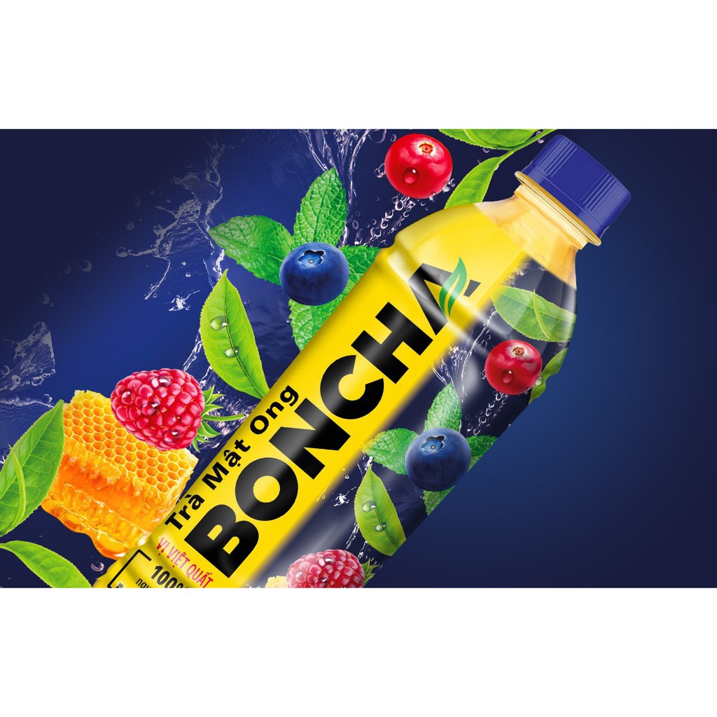 Trà Mật Ong Boncha Vị Chanh/Tắc/ Việt Quất Mật Ong