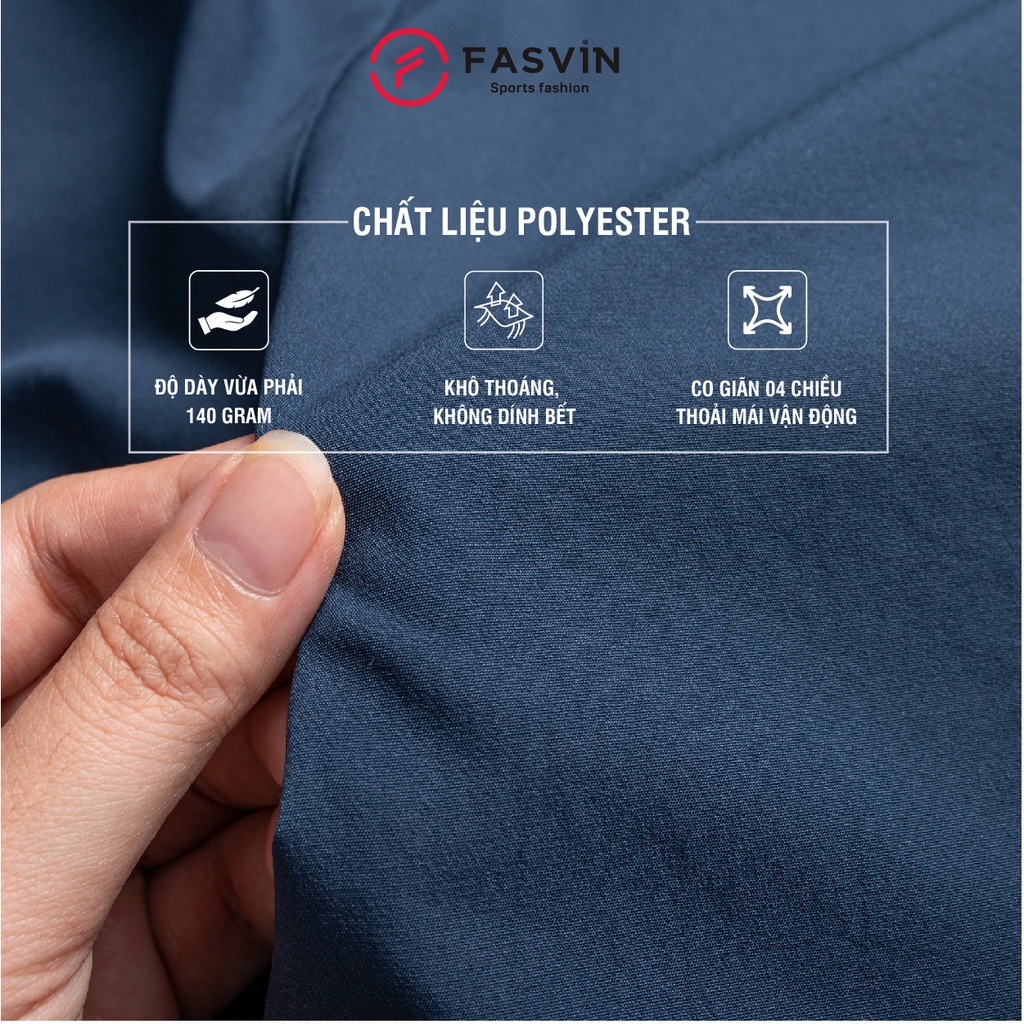 Quần Đùi Nam FASVIN Vải Gió Nhẹ Mát Hàng Nhà Máy Chất Lượng Cao Thể Thao Hay Mặc Nhà Q22508.SG