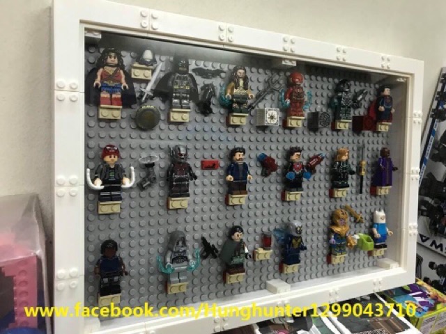Hộp trưng bày Minifigures nhân vật lego kiểu khung tranh ( giá không bao gồm minifigures )