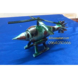 Máy bay trực thăng chiến đấu mô hình vỏ đạn