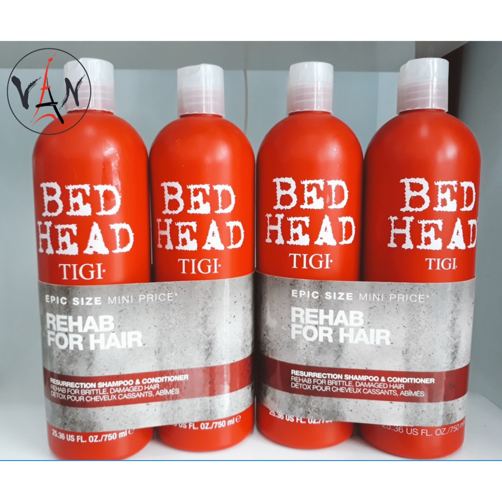 [ Tigi] Bộ dầu gội xả tóc Bed Head Tigi 750Ml