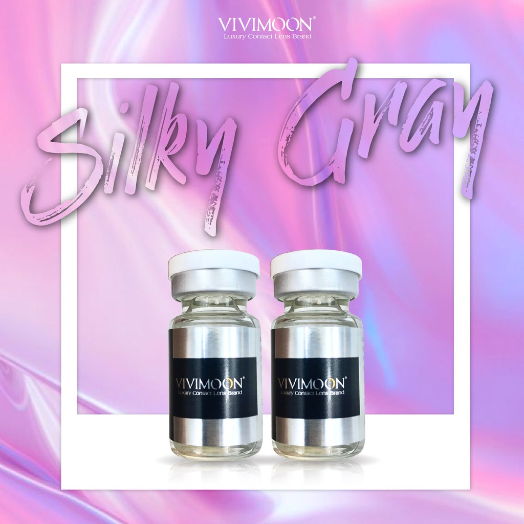 Kính áp tròng màu xám Vivimoon Silky Gray