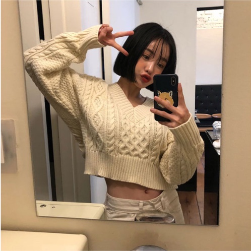 Áo sweater IHKKE thắt dây quyến rũ thời trang dành cho nữ