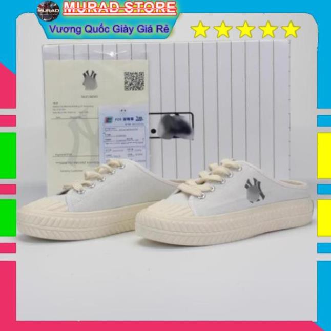 [TẶNG TẨY VỆ SINH+TẤT] Sục đạp gót N Y trắng LAL1