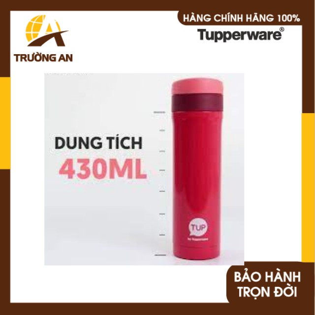 [Sale Hè ]Bình Giữ Nhiệt Easy Open 430ml Nắp Bật Giữ Nhiệt Nóng Lạnh 6 Tiếng Có Nút Khóa Dễ Vệ Sinh TUPPERWARE Trường An